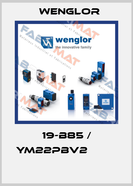 19-B85 / YM22PBV2             Wenglor
