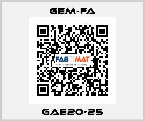 GAE20-25 Gem-Fa