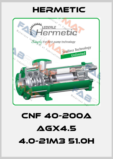 CNF 40-200A AGX4.5 4.0-21m3 51.0H Hermetic