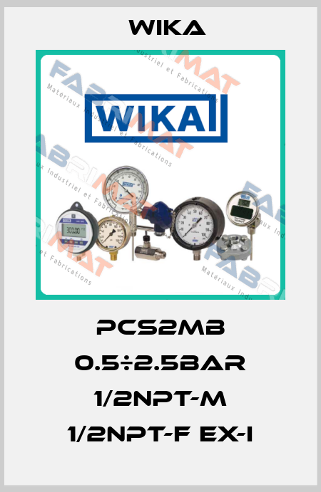 PCS2MB 0.5÷2.5BAR 1/2NPT-M 1/2NPT-F EX-i Wika