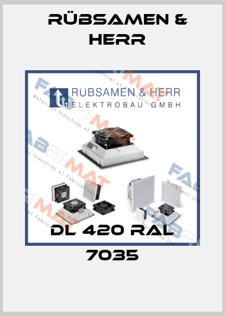 DL 420 RAL 7035 Rübsamen & Herr
