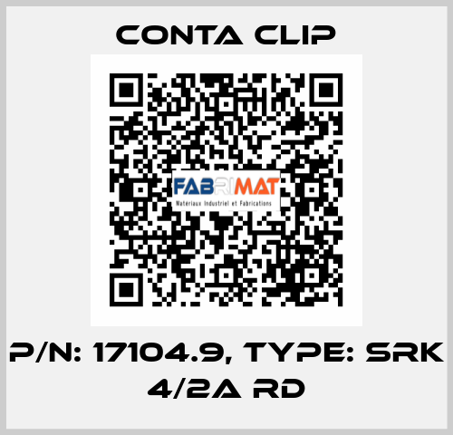 P/N: 17104.9, Type: SRK 4/2A RD Conta Clip