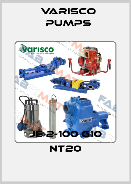 JE 2-100 G10 NT20 Varisco pumps