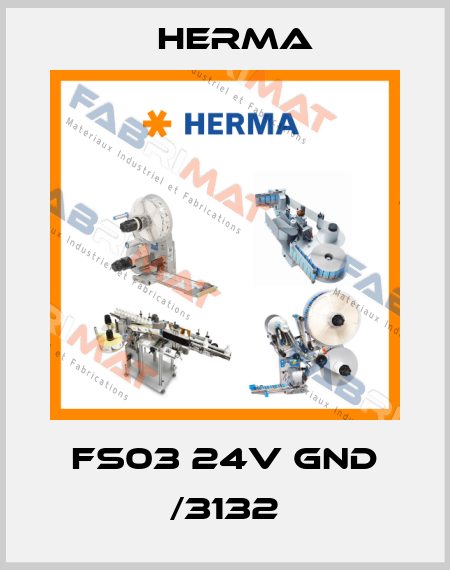 FS03 24V GND /3132 Herma