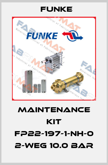 Maintenance Kit FP22-197-1-NH-0 2-weg 10.0 bar Funke