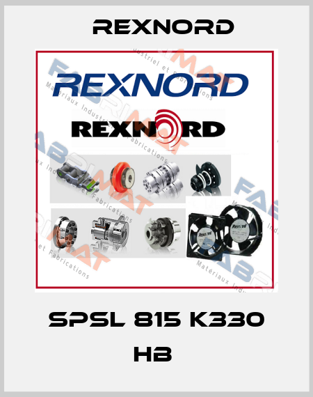 SPSL 815 K330 HB  Rexnord