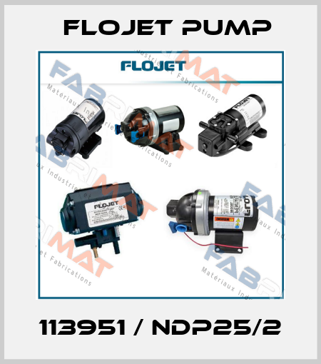 113951 / NDP25/2 Flojet Pump