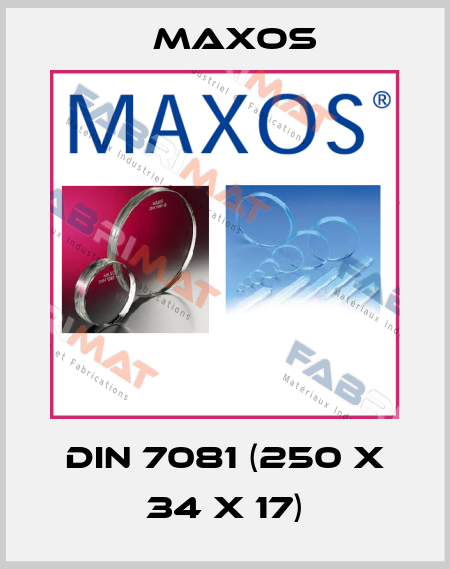 DIN 7081 (250 x 34 x 17) Maxos
