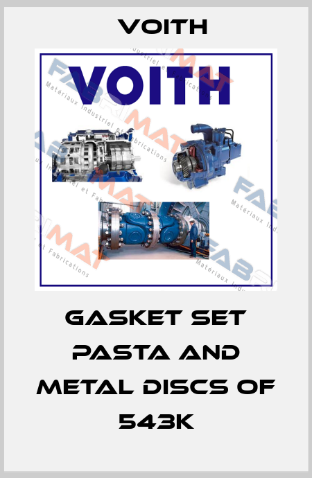 gasket set pasta and metal discs OF 543k Voith