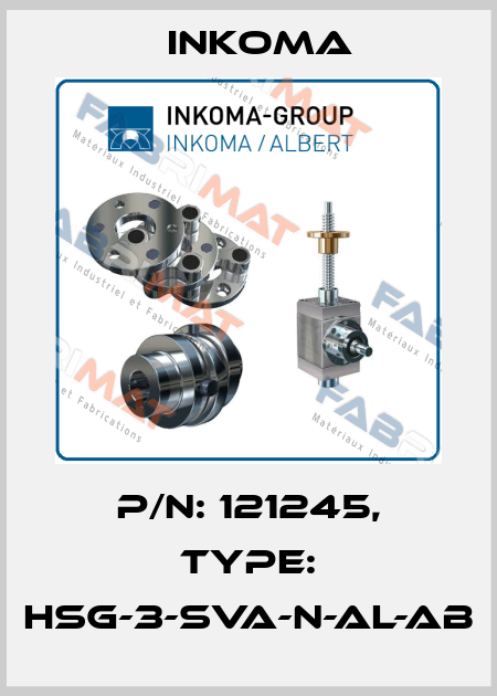 P/N: 121245, Type: HSG-3-SVA-N-Al-AB INKOMA