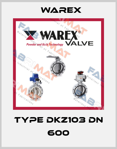 Type DKZ103 DN 600 Warex