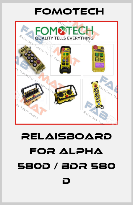 Relaisboard for ALPHA 580D / BDR 580 D Fomotech