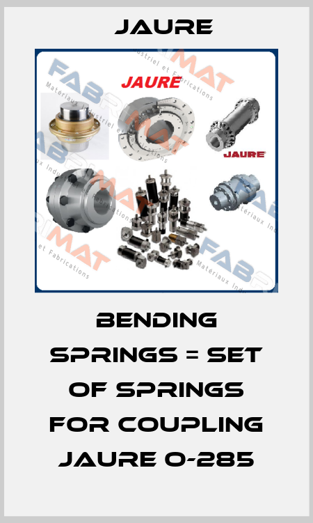 Bending Springs = Set of Springs for coupling Jaure O-285 Jaure