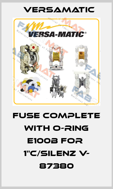 fuse complete with o-ring E100B for  1"C/SILENZ V- 87380 VersaMatic
