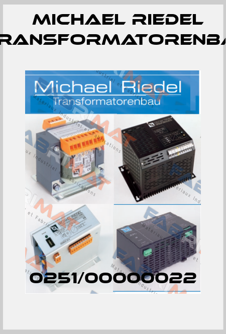 0251/00000022 Michael Riedel Transformatorenbau
