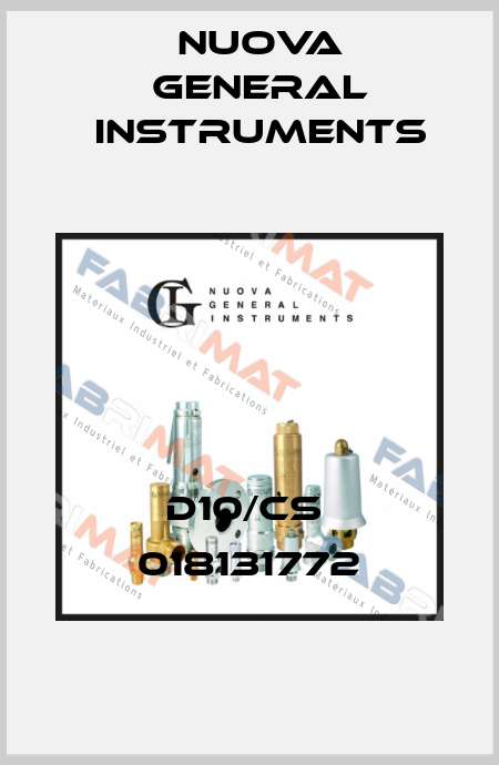 D10/CS  018131772 Nuova General Instruments