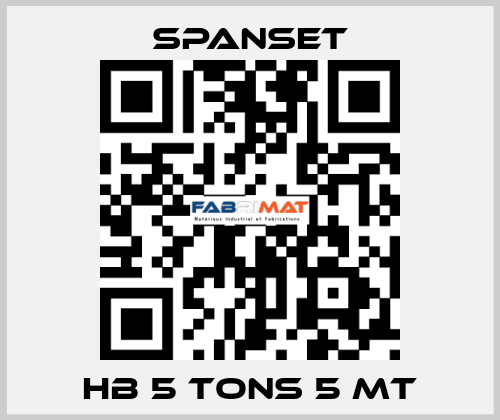 HB 5 TONS 5 MT SpanSet