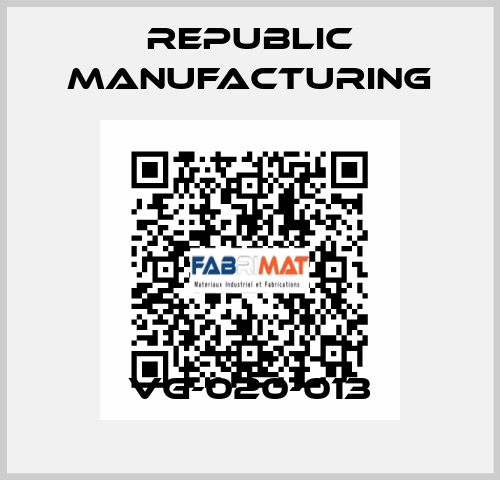 VG-020-013 Republic Manufacturing