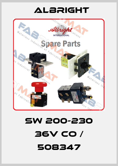 SW 200-230 36V CO / 508347 Albright