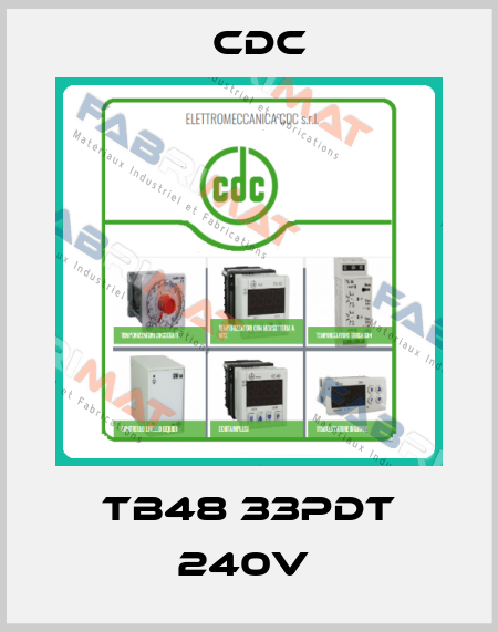 TB48 33PDT 240V  CDC