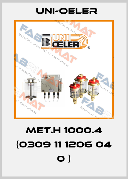 MET.H 1000.4 (0309 11 1206 04 0 ) Uni-Oeler