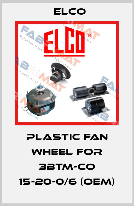 Plastic fan wheel for 3BTM-CO 15-20-0/6 (OEM) Elco
