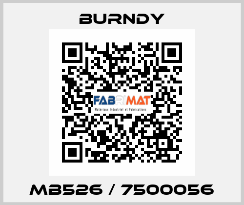 MB526 / 7500056 Burndy