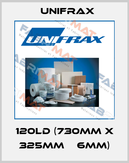 120LD (730mm x 325mm х 6mm) Unifrax