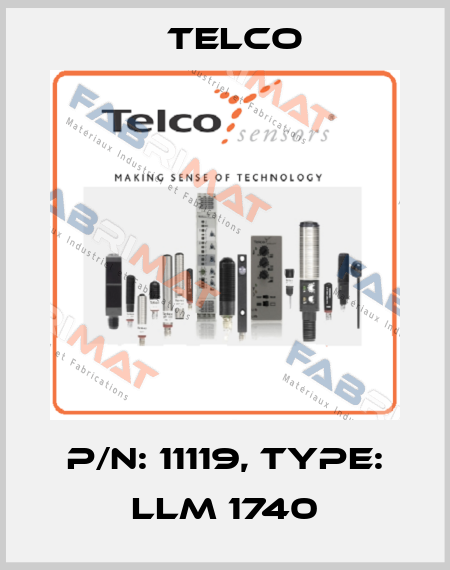 p/n: 11119, Type: LLM 1740 Telco