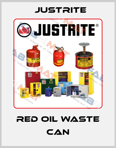  RED Oil Waste Can Justrite