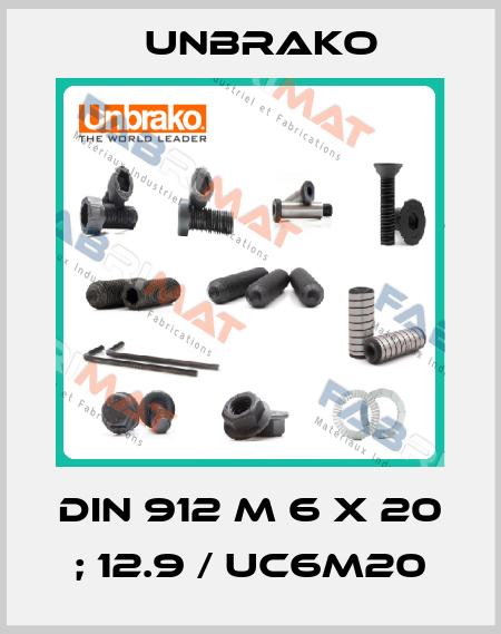 DIN 912 M 6 x 20 ; 12.9 / UC6M20 Unbrako