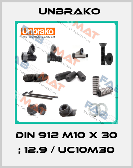 DIN 912 M10 x 30 ; 12.9 / UC10M30 Unbrako