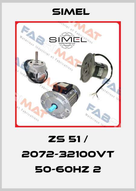 ZS 51 / 2072-32100Vt 50-60Hz 2 Simel
