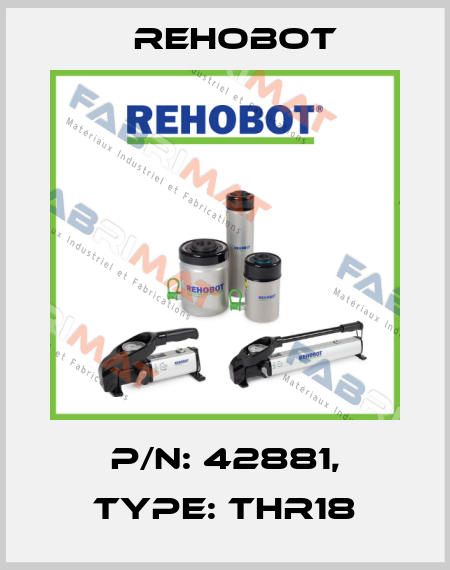 p/n: 42881, Type: THR18 Rehobot