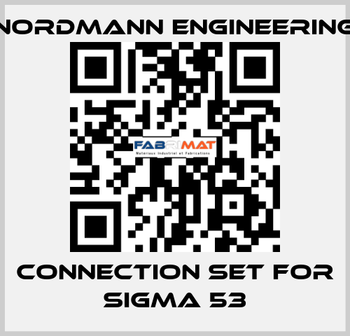 Connection set for SIGMA 53 NORDMANN ENGINEERING