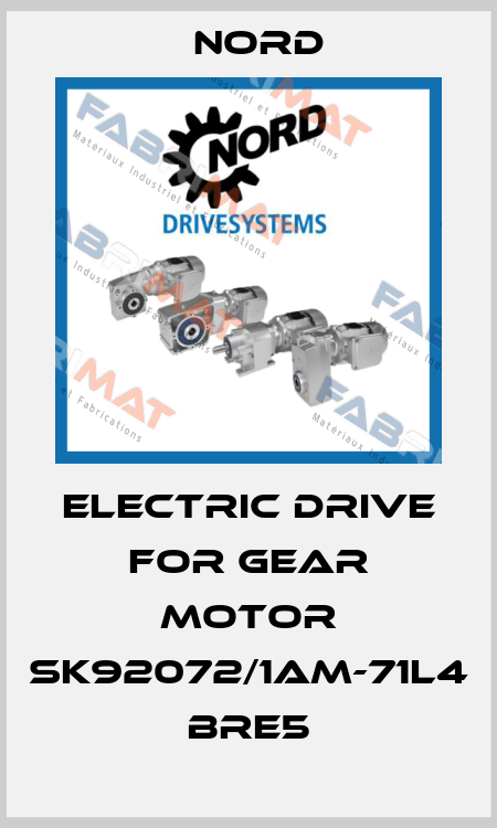 electric drive for gear motor SK92072/1AM-71L4 BRE5 Nord