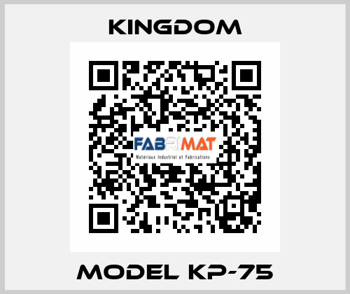 Model KP-75 Kingdom
