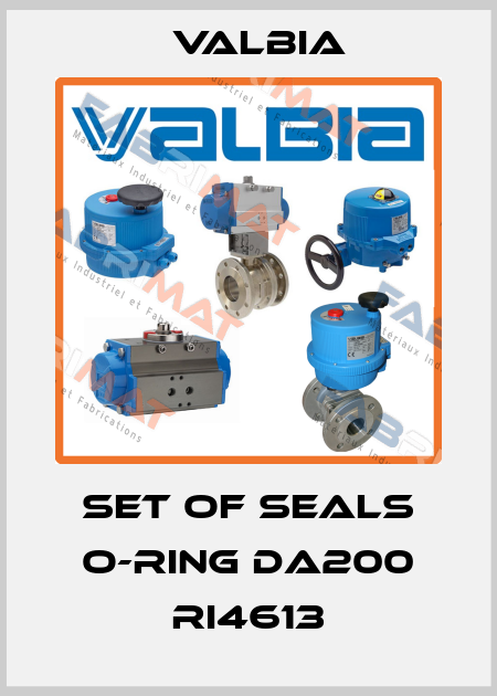 Set of seals O-Ring DA200 RI4613 Valbia