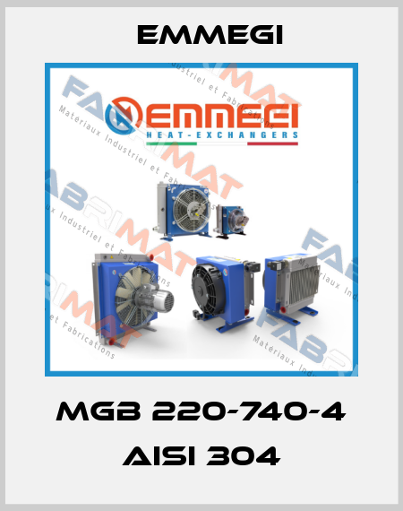 MGB 220-740-4 AISI 304 Emmegi