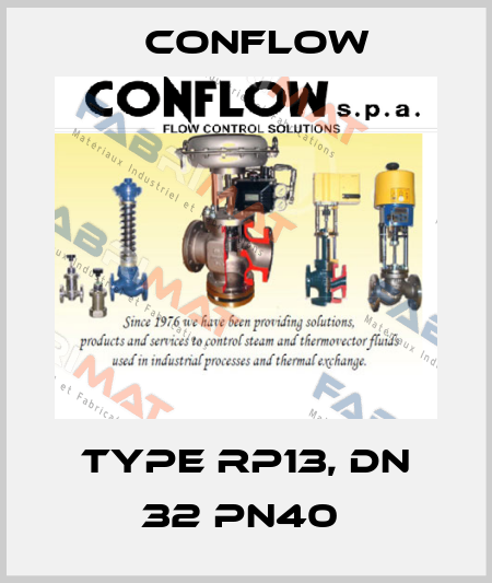 TYPE RP13, DN 32 PN40  CONFLOW
