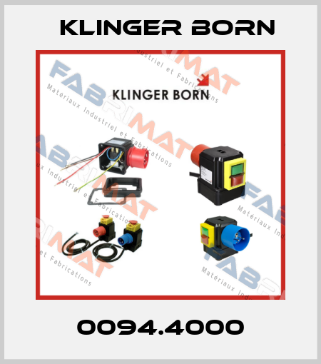0094.4000 Klinger Born