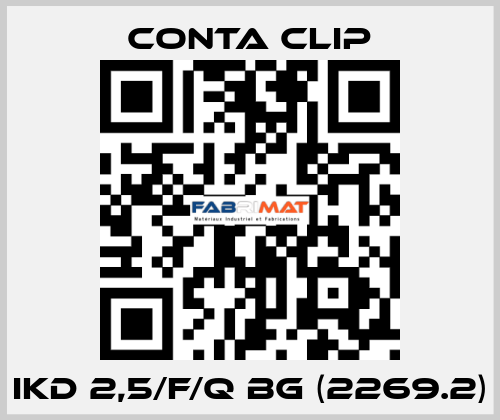 IKD 2,5/F/Q BG (2269.2) Conta Clip