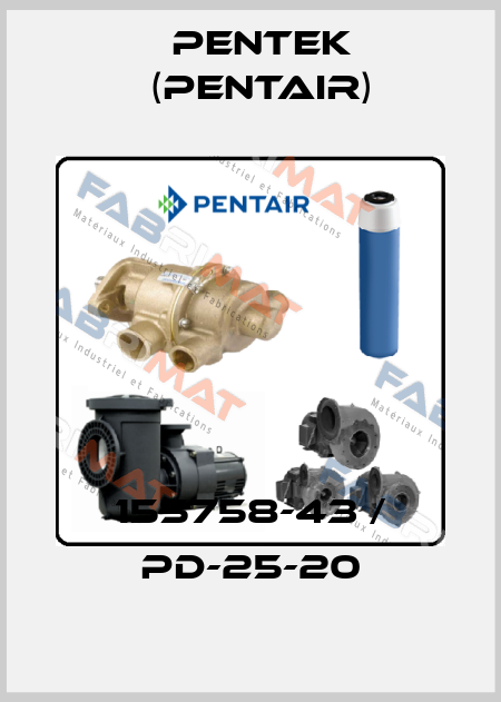 155758-43 / PD-25-20 Pentek (Pentair)