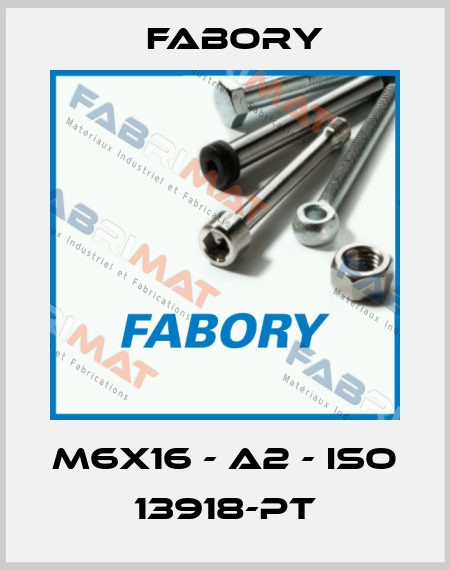 M6x16 - A2 - ISO 13918-PT Fabory