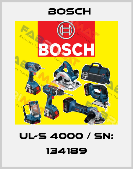 UL-S 4000 / SN: 134189 Bosch