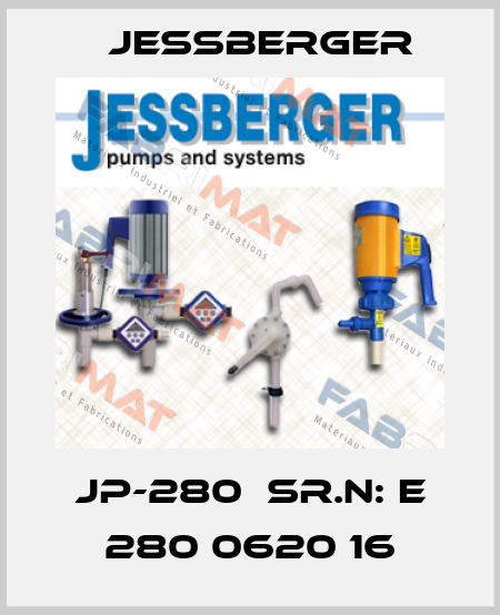 JP-280  Sr.N: E 280 0620 16 Jessberger