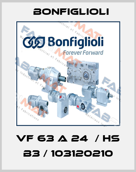 VF 63 A 24  / HS B3 / 103120210 Bonfiglioli
