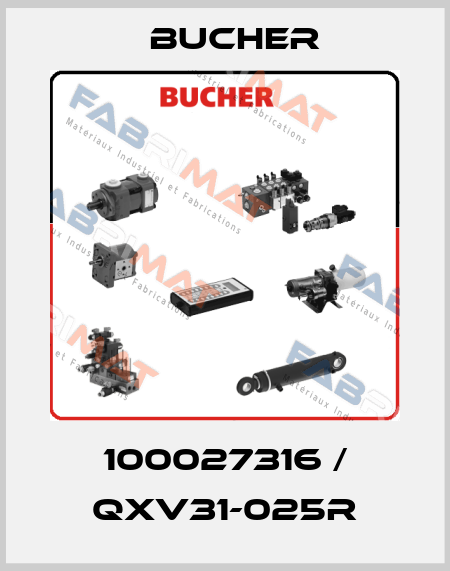 100027316 / QXV31-025R Bucher