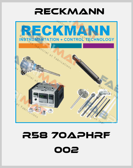 R58 70APHRF 002 Reckmann