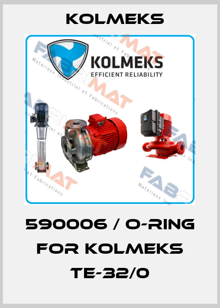 590006 / O-ring For Kolmeks TE-32/0 Kolmeks